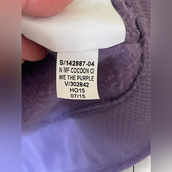 Old Navy Active Funnel Neck Micro Fleece Pullover Sweater Purple Womens Small - Picture 5 of 7